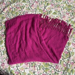Jaclyn Smith Magenta Scarf